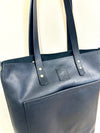 Timeless - Luxury Soft Full-Grain Black Leather Tote Bag