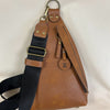 NEW - Delta Sling Bag  - 9 COLOURS - Leather Front and Back Cross Body Bag