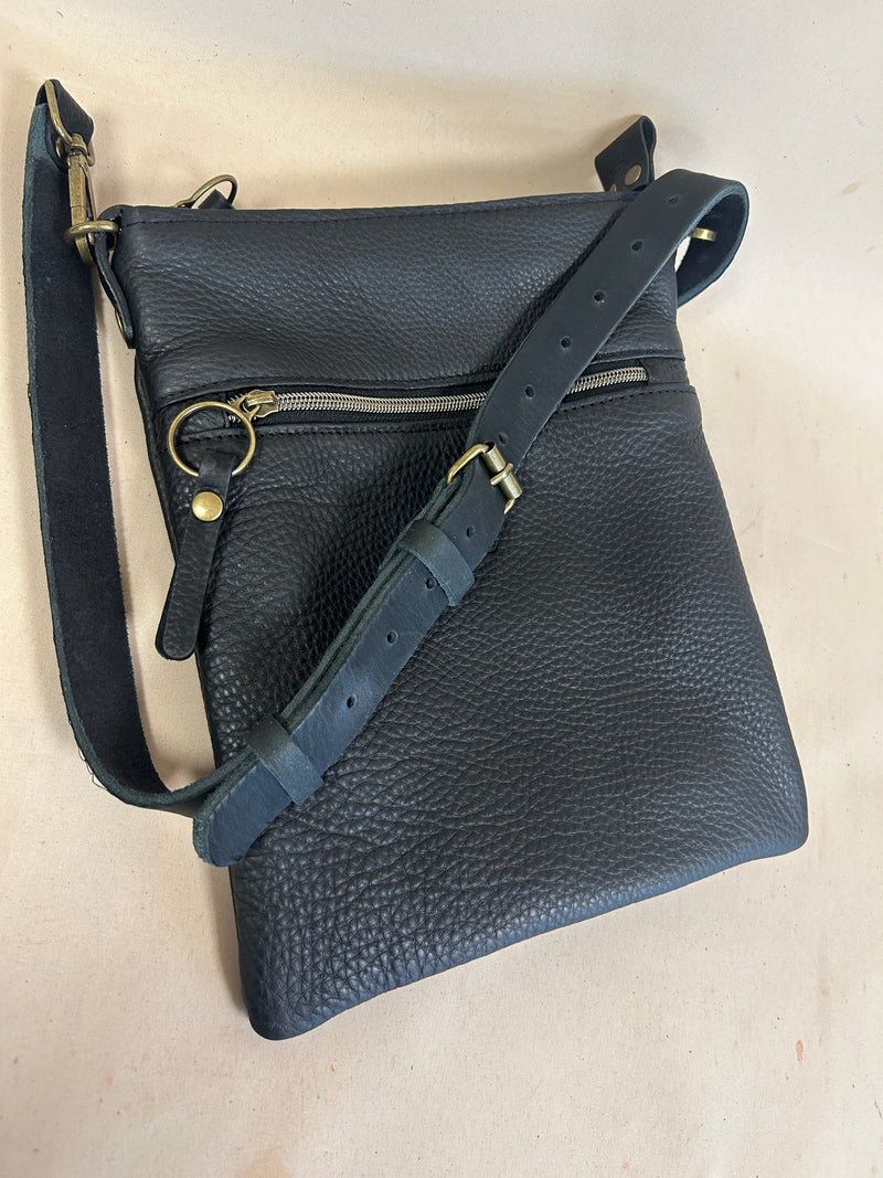 Classic Leather Crossbody Bag - Available in 4 Colours