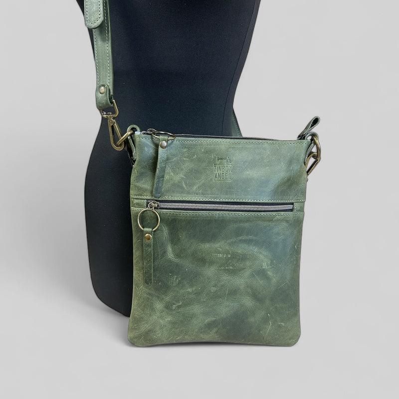 Classic Leather Crossbody Bag - Available in 4 Colours