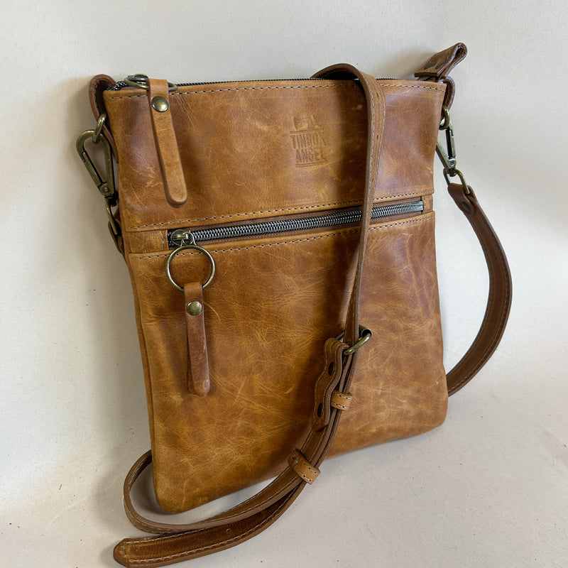 Classic Leather Crossbody Bag - Available in 4 Colours