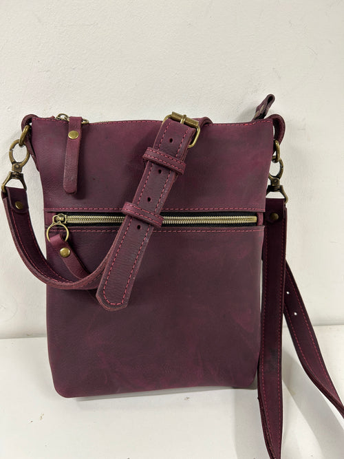 Classic Cross Body Bag - Mulberry Wine - Limited Quantities