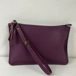 Large Wristlet Cllutch - Aubergine Purple - Individual Design