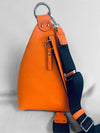 NEW - Delta Sling Bag  - 9 COLOURS - Leather Front and Back Cross Body Bag