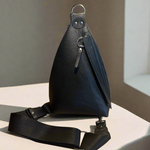 NEW - Delta Sling Bag  - 9 COLOURS - Leather Front and Back Cross Body Bag