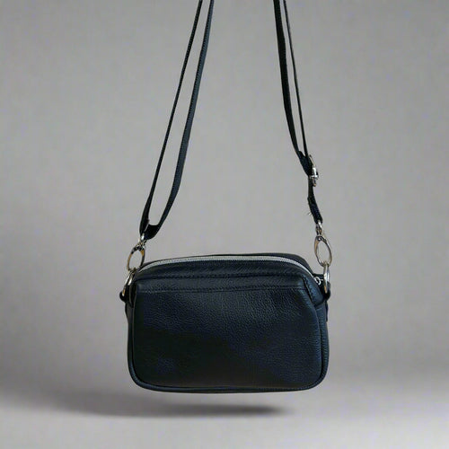 Small Camera Bag - Black Pebble Grain