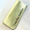 Gold Leather Sunglasses Case