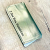 Gold Leather Sunglasses Case