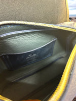 Luxury Leather Navy Camera Bag