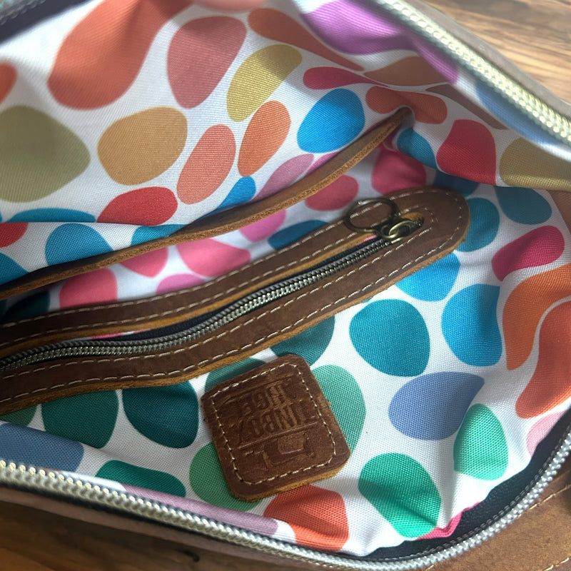 ‘Vintage leather ’ - Crossbody Bag - Ready to Ship