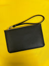 ‘Noir’  Luxury Black Leather Clutch  - READY TO SHIP