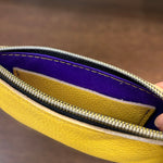 Yellow Coin Purse- Leather Coin Purse - Bestseller - Ready to Ship