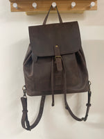 Multi-way Drawstring Bag With Buckle Front Flap