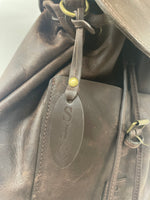 Multi-way Drawstring Bag With Buckle Front Flap