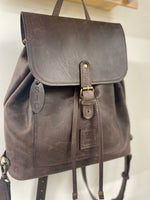 Multi-way Drawstring Bag With Buckle Front Flap