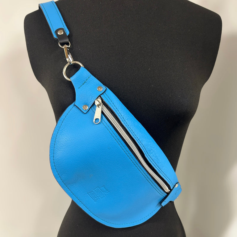 'Liberty" Cross-Body Sling Bag  - Ready to Ship - Electric Blue