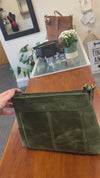 ESSENCE - Olive Zip top Crossbody/Shoulder Handbag - Classic