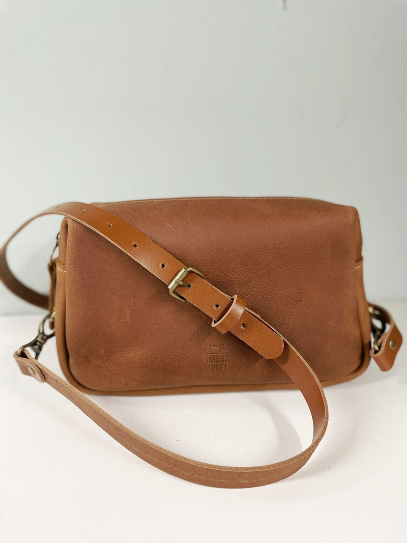 Camera Bag - Antiqued Full Grain Leather - Two Sizes