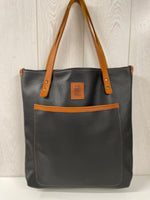 Black Tote Bag - Soft Pebble Grain Leather