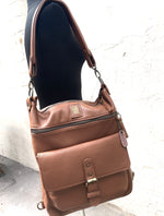 Large Multi-way Bag With  Front Buckle Pocket