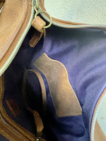 Leather 3 in 1 Convertible Bag - Rucksack - Shoulder Bag - Crossbody Bag - Honeysuckle