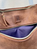 THE GENIUS - 4 in 1 Leather Multiway Bag - TOFFEE TAN
