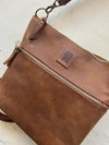 THE GENIUS - 4 in 1 Leather Multiway Bag - TOFFEE TAN