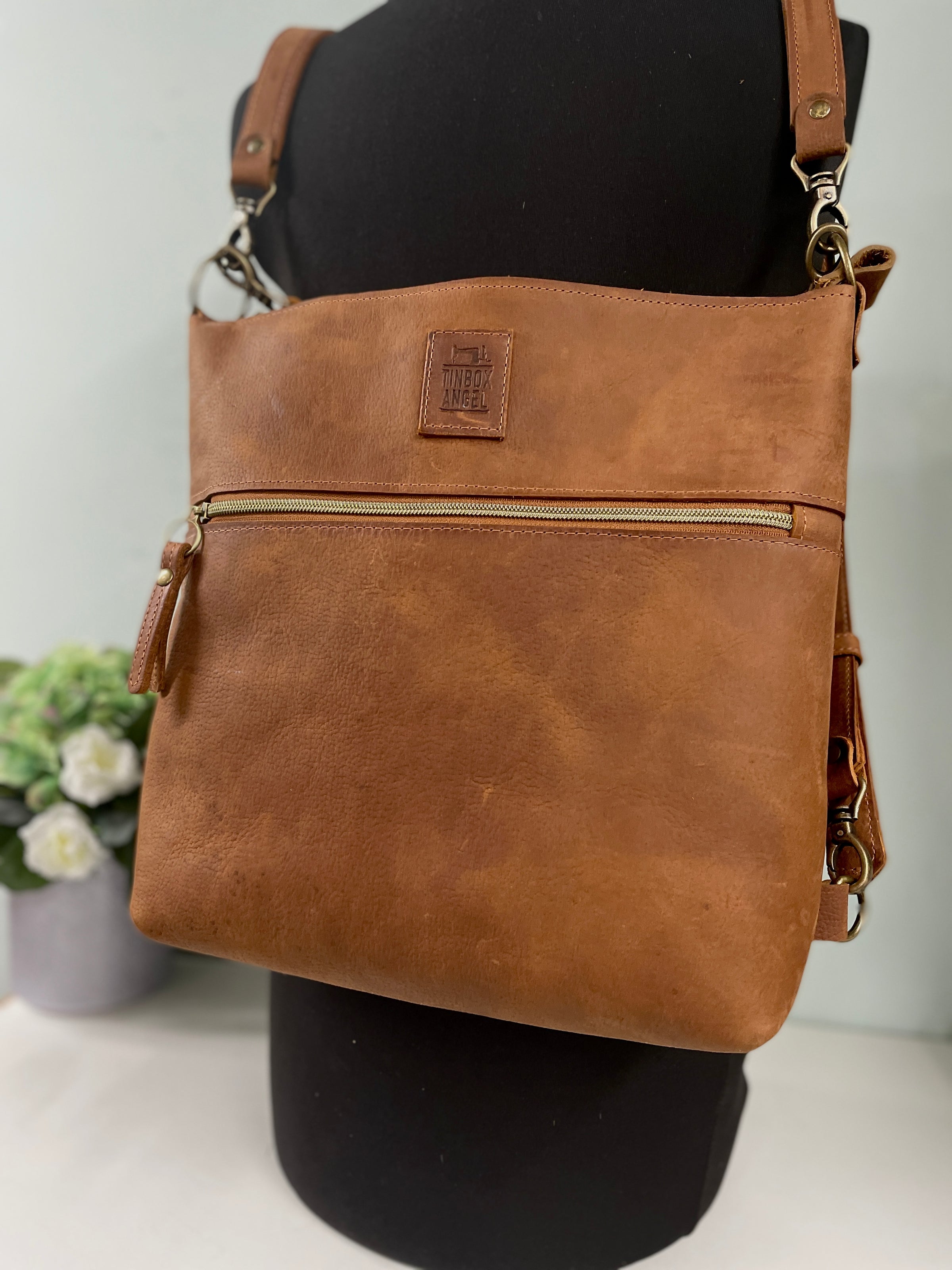 Leather 3 in 1 Convertible Bag - Rucksack - Shoulder Bag