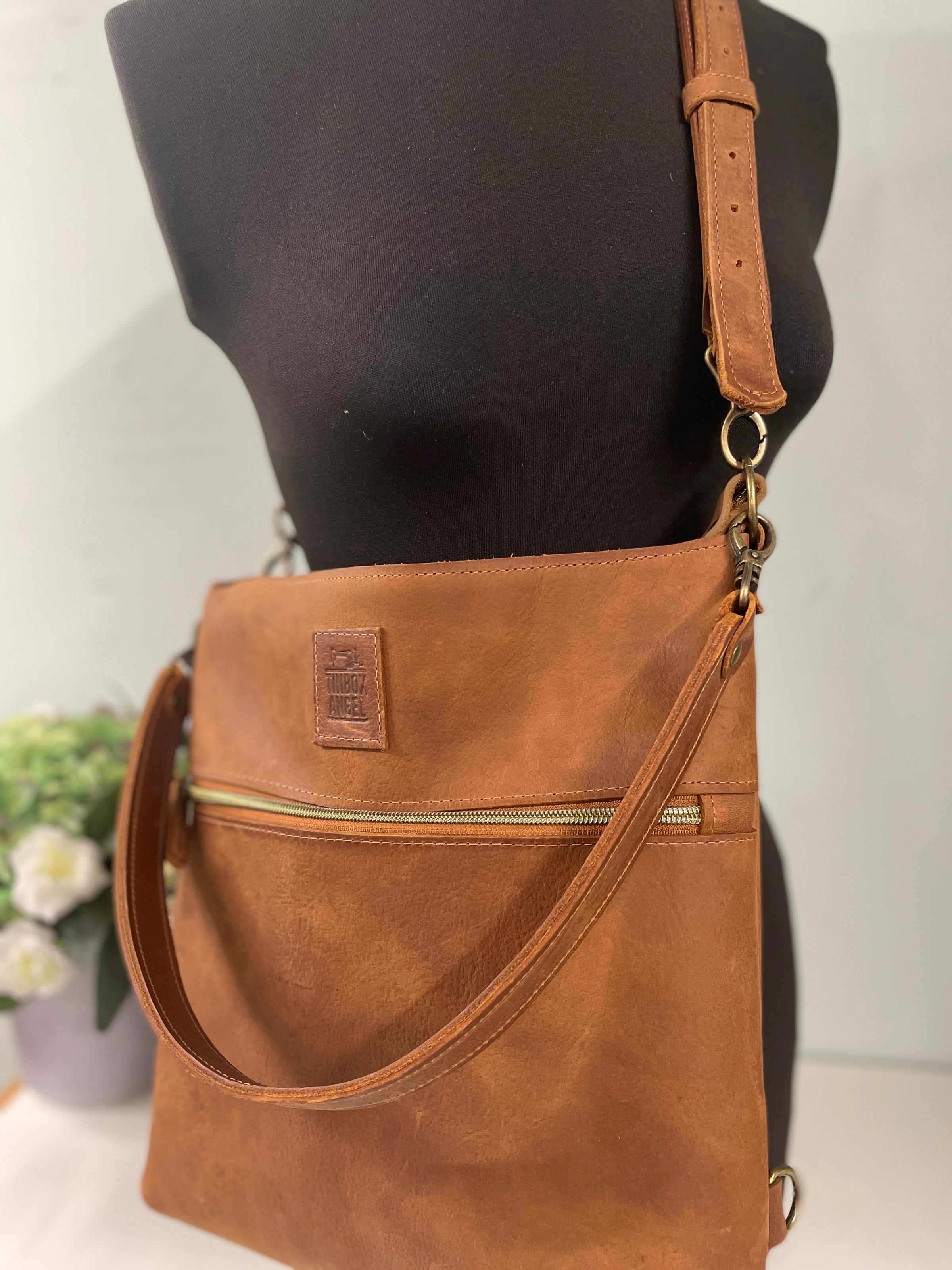 Leather 3 in 1 Convertible Bag - Rucksack - Shoulder Bag