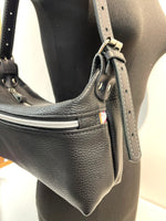 "The Curve" Handbag - BRAND NEW DESIGN - Liquorice Black