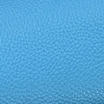 Pebble Grain Leather Tote Bag - Blue Bubblegum