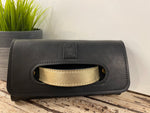 Grab Handle Clutch with Funky Changeable Straps