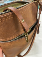 ‘Vintage leather ’ - Crossbody Bag Small