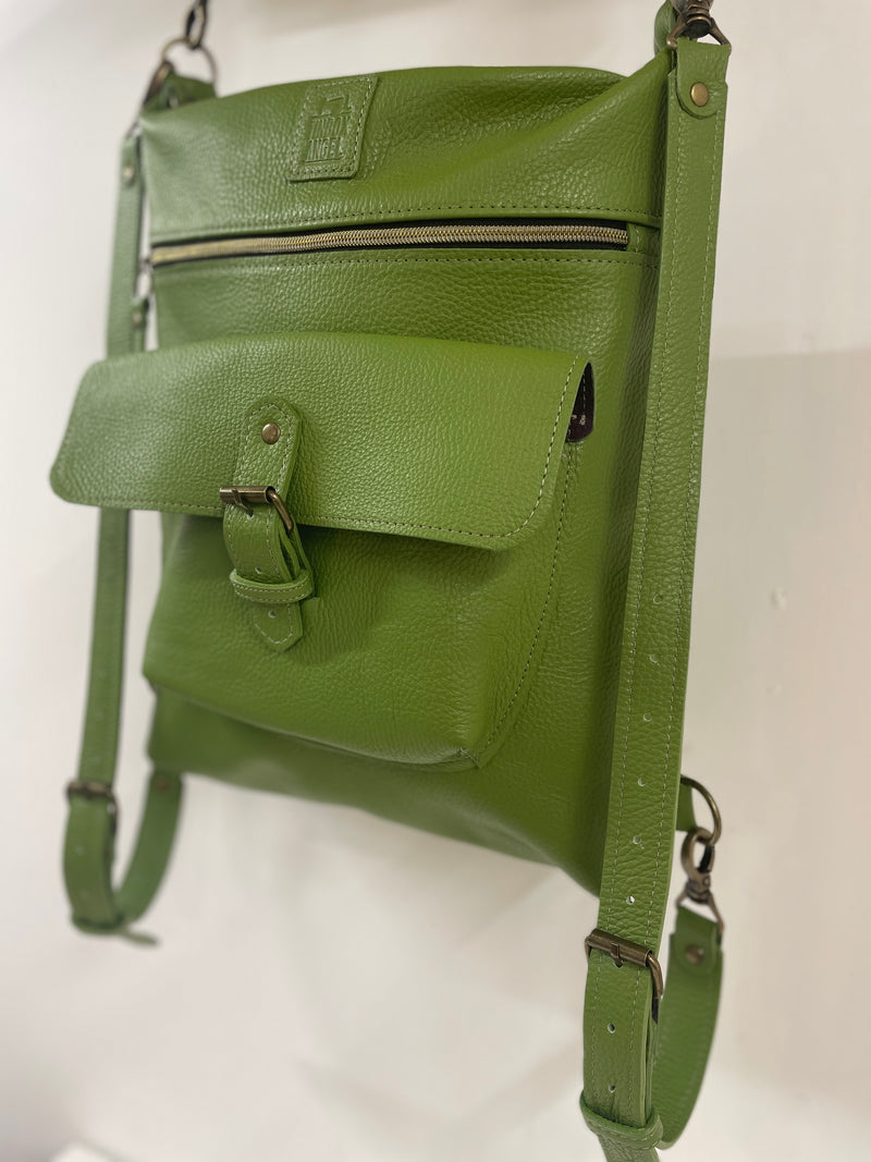 Large Multi-way Bag With  Front Buckle Pocket