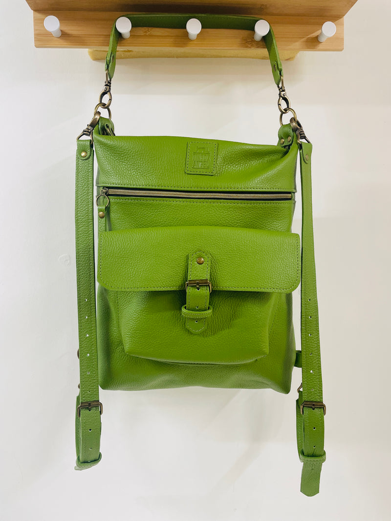 Large Multi-way Bag With  Front Buckle Pocket