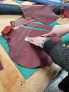 Chilli Red - Natural Leather Classic Multi-Way Rucksack