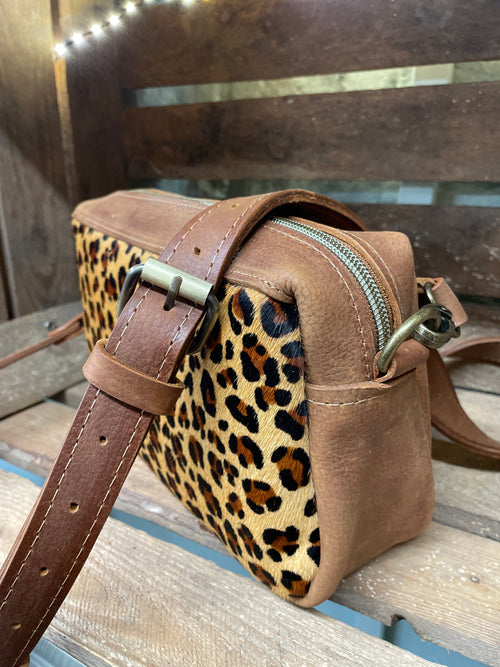 Leopard & Honeysuckle Camera Bag