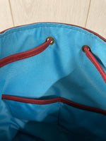 Chilli Red - Natural Leather Classic Multi-Way Rucksack