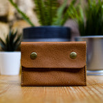Leather Studded Coin Purse/Card Holder